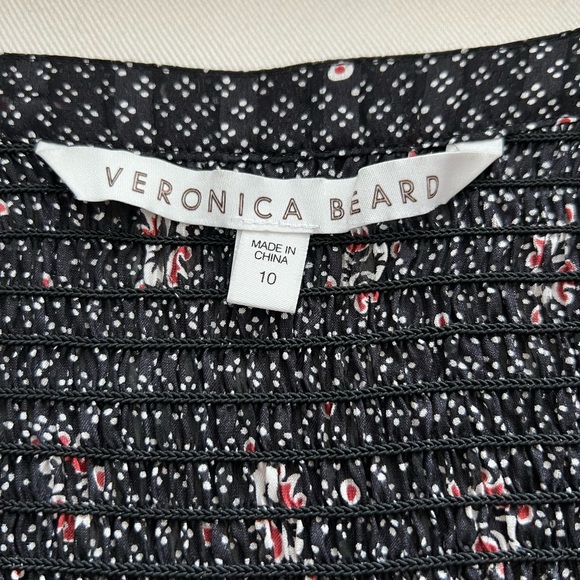 Veronica Beard | Maree Floral Bishop-Sleeve Silk Shirt - Picture 10 of 10